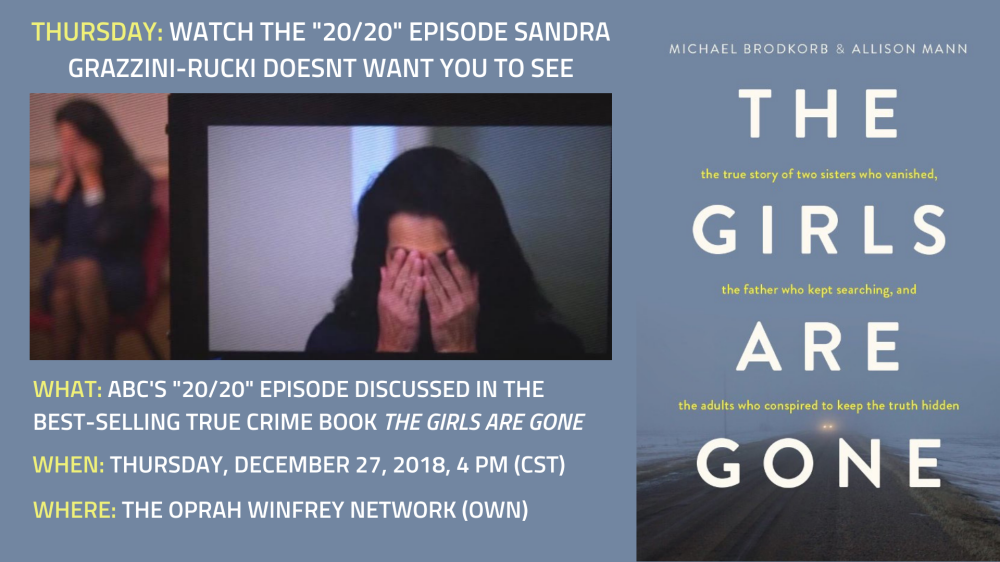 Thursday: ABC’s ’20/20′ episode about Sandra Grazzini-Rucki