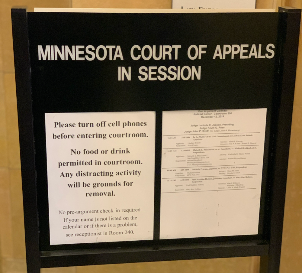 Appeals court hears oral arguments on Thursday on MacDonald’s lawsuit